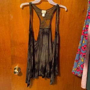 Daytrip cover up, green and black smoke